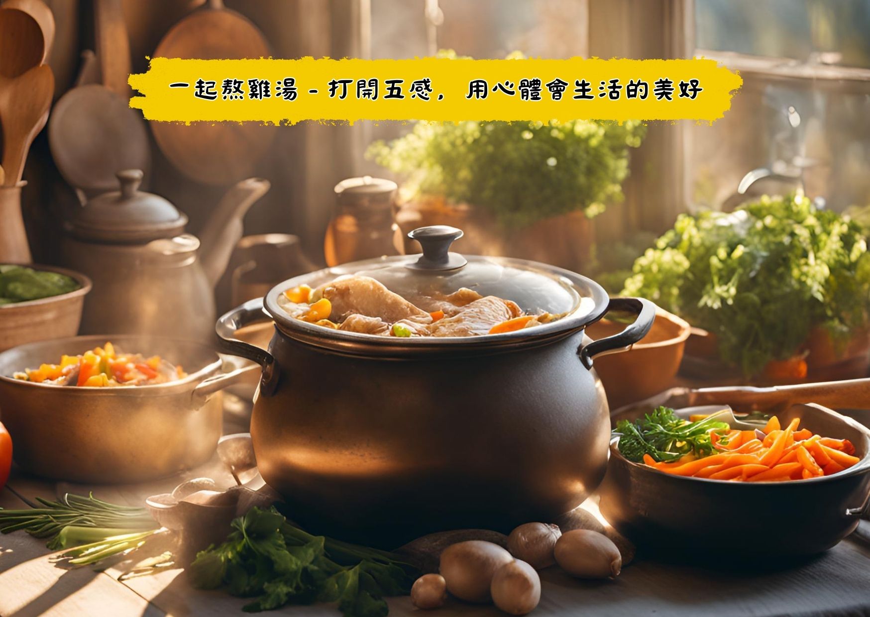 一起熬雞湯，尋找人生新方向